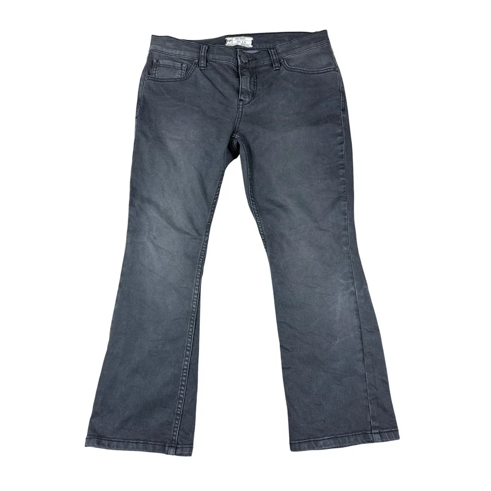 Free People Jeans Women's Size 28 Gray Wash Bootcut Denim Casual